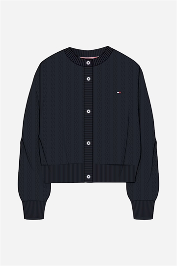 Tommy Hilfiger Cable Cardigan - Desert Sky